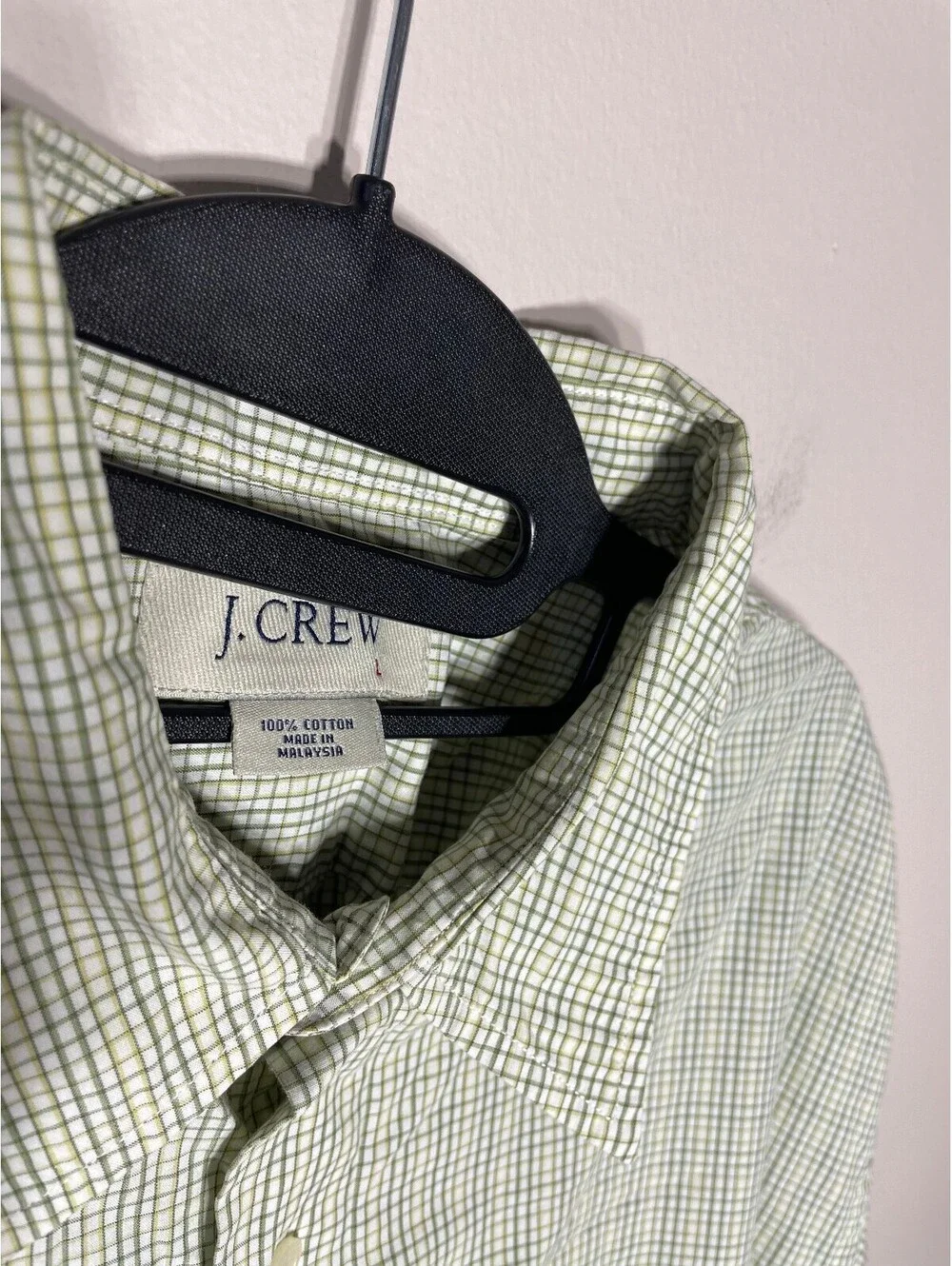 J. Crew Shirt Micro Plaid Indie Sleaze Prep Goblincore L